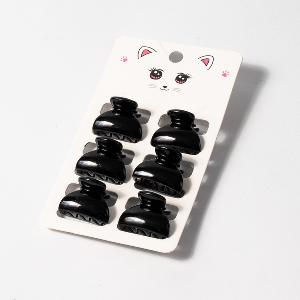 Set de Mini Pinzas para Cabello (Pack x6)